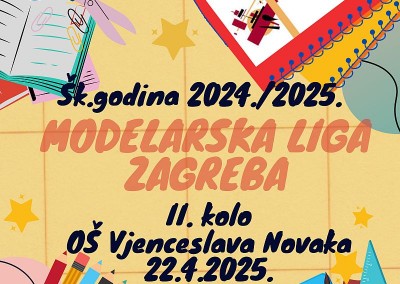 Modelarska liga Zagreba II kolo 24/25