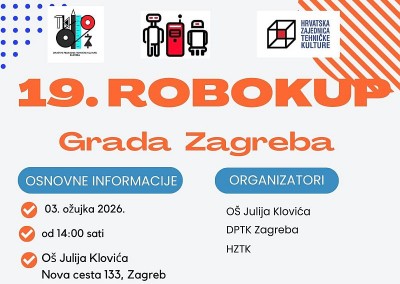 19. Robokup Grada Zagreba – županijsko natjecanje