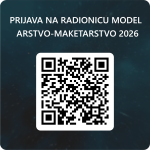 QR kôd za PRIJAVA NA RADIONICU MODELARSTVO-MAKETARSTVO 2026